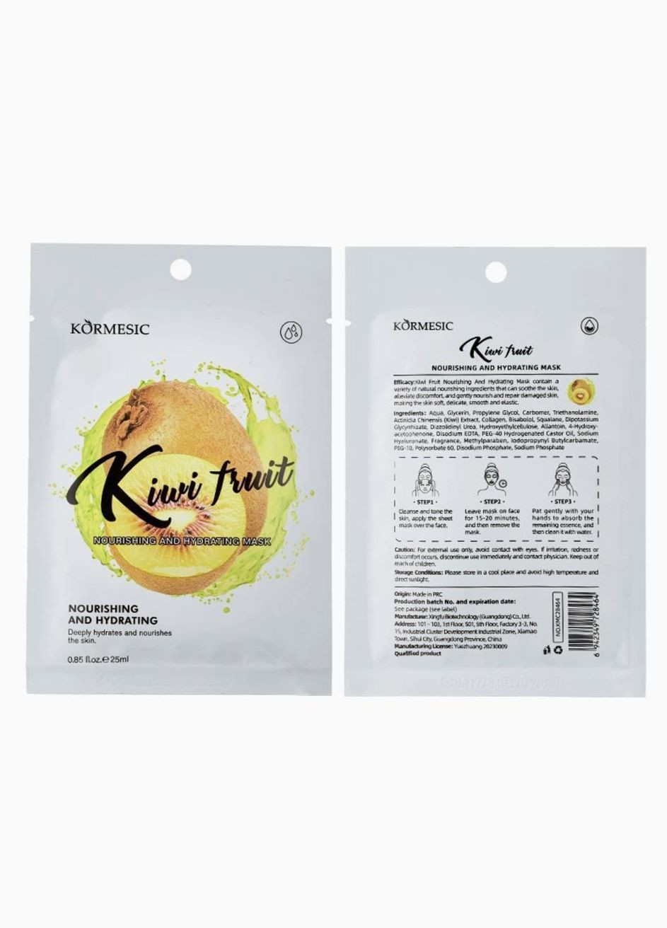 Маска для лица из киви KORMESIC Kiwi Nourishing & Hydrating Beauty Mask 25 мл No Brand (335868568)