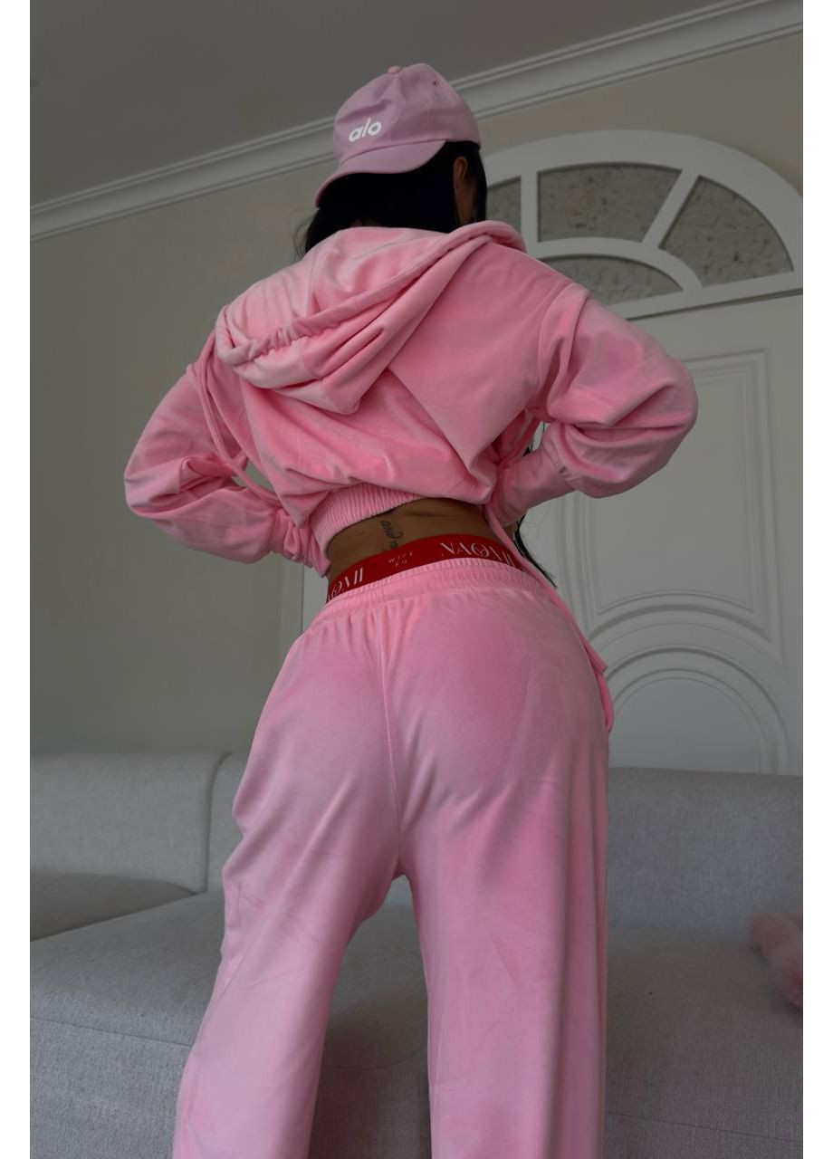 Женский спортивный костюм-тройка с топом, кофтой и брюками. Україна (356676916)