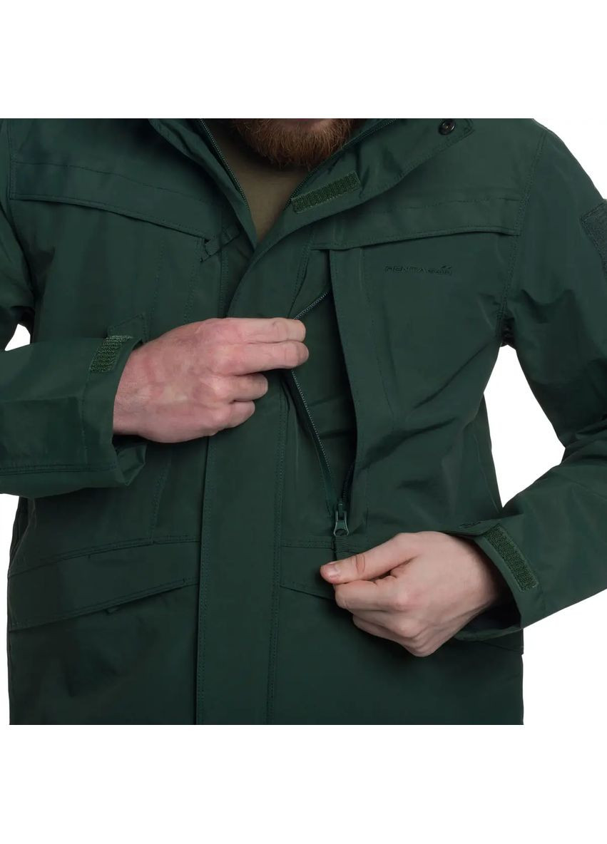 Комбинированная демисезонная куртка hurricane shell jacket forest green Pentagon