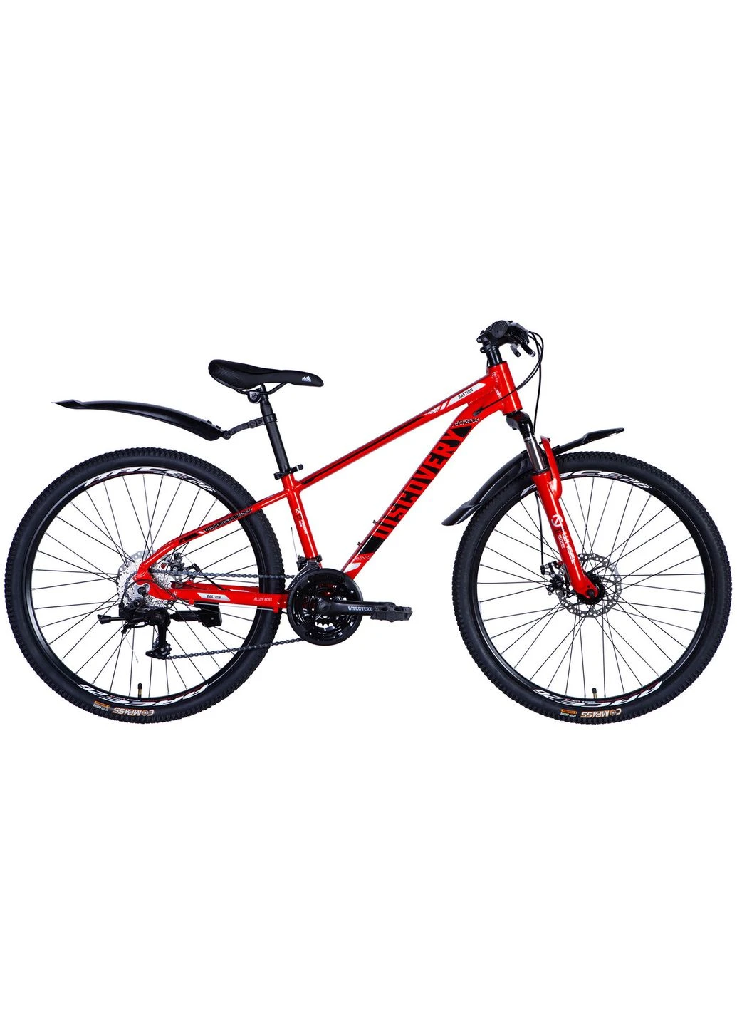Велосипед BASTION DD CS 26", розмір XS, рама-13" 2025, червоно-чорний Discovery (375326071)