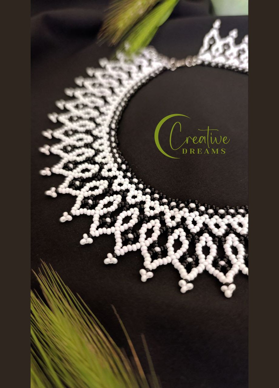 Гердан, силянка "Сяйво" чорно-білий Creative Dreams (337716388)