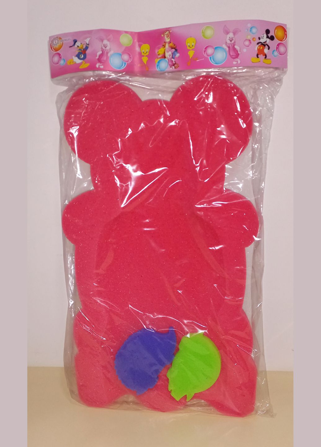 Коврик поролоновий у ванночку 59717 Рожевий No Brand (293057017)