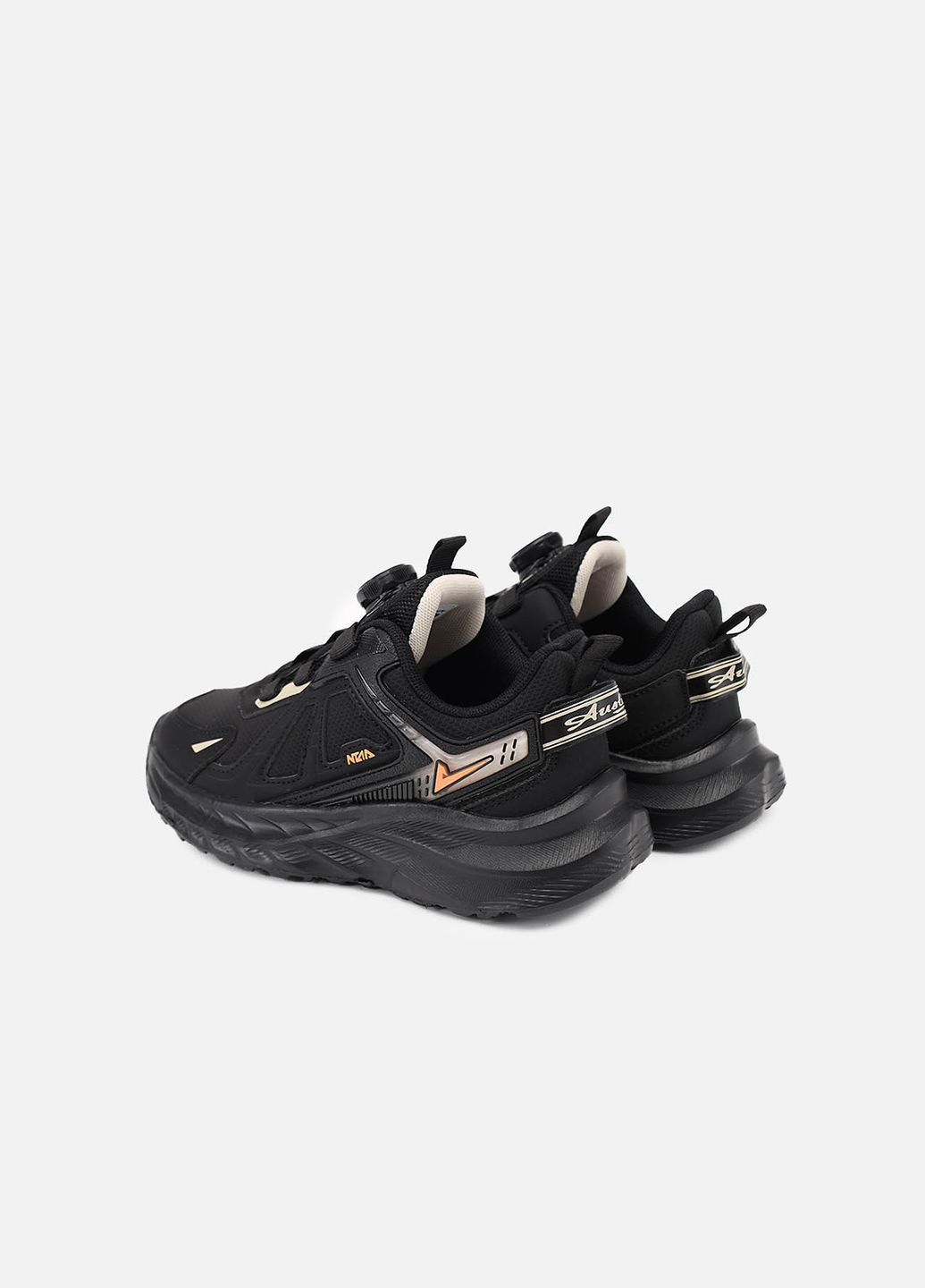 Черные демисезонные кроссовки для мальчика цвет черный цб-00281987 Kimboo