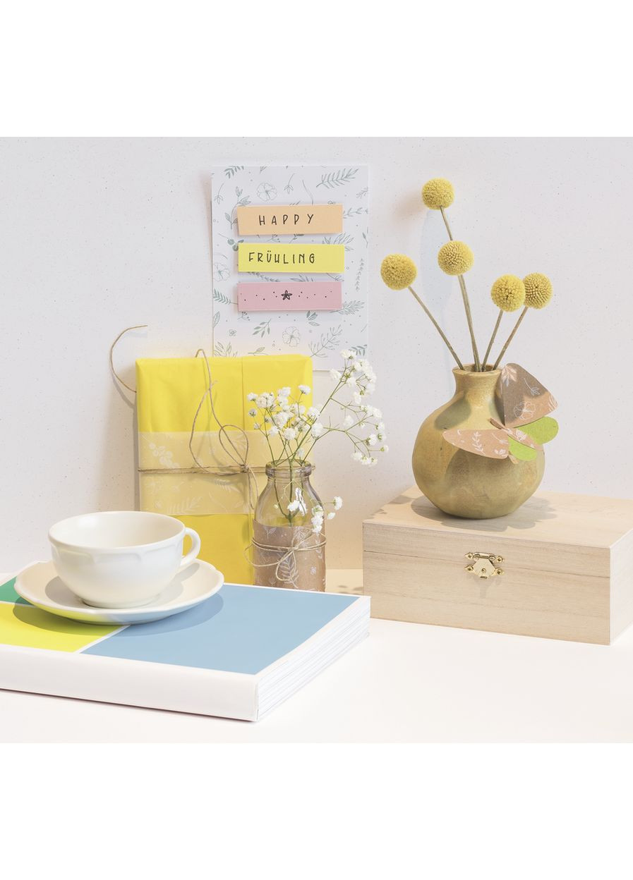 Бумага с рисунком "Листки", 21*29,7см, 240г/м2, Heyda (362584348)