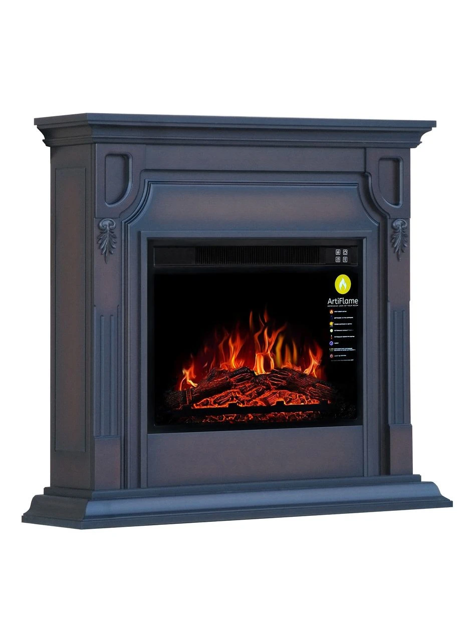 Камінокомплект кутовий TORONTO AF23S МАХАГОН КОРИЧНЕВИЙ АНТИК (зі звуком) ArtiFlame (362456297)