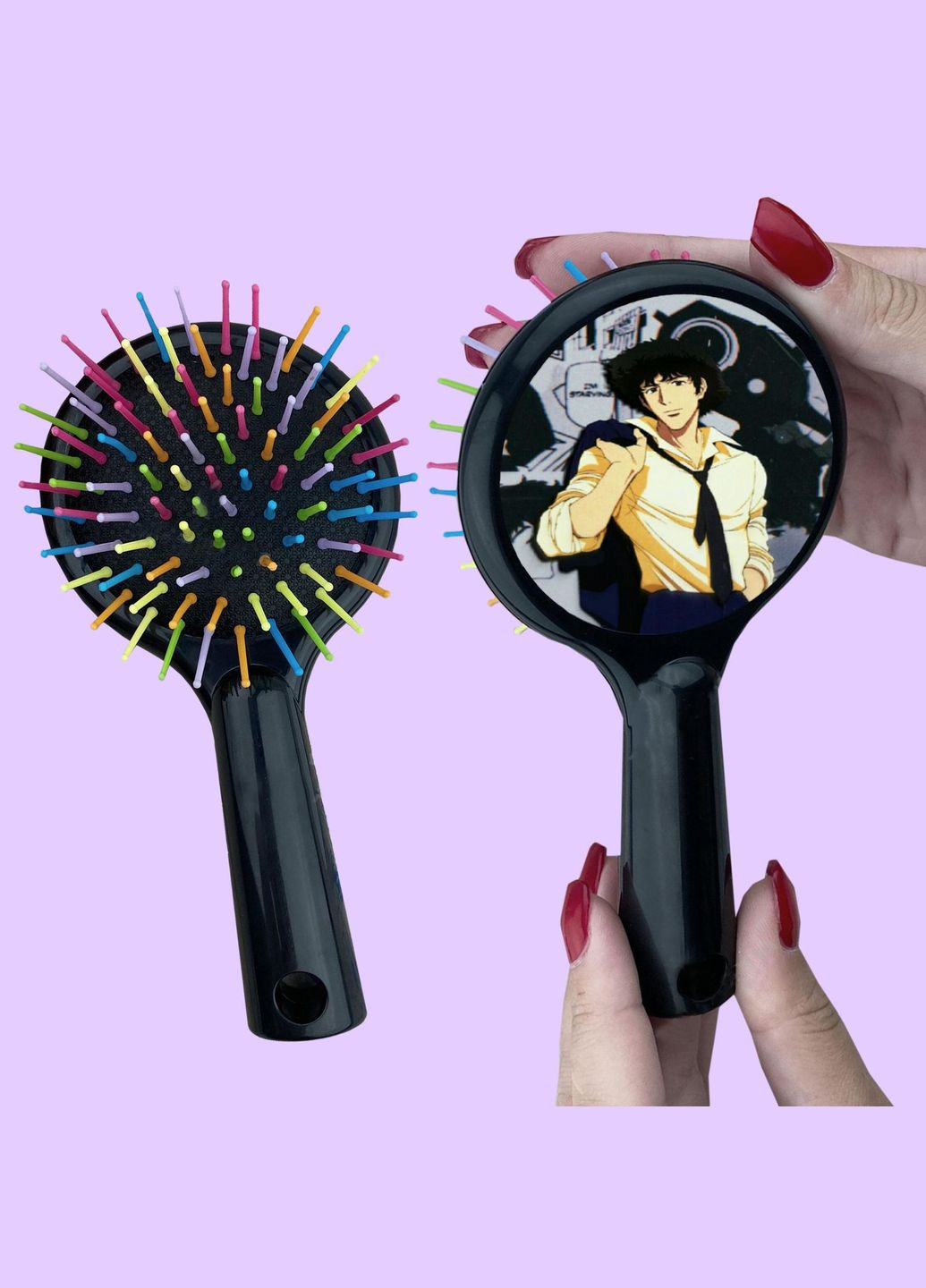 Гребінець для волосся Аніме Ковбой Бібол #0006 чорний No Brand (315046042)