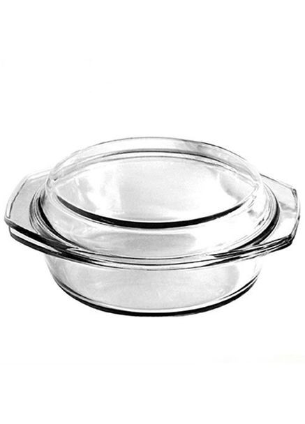 Стеклянная кастрюля для запекания 3.5 л (1082) Круглая А-Плюс (335978547)