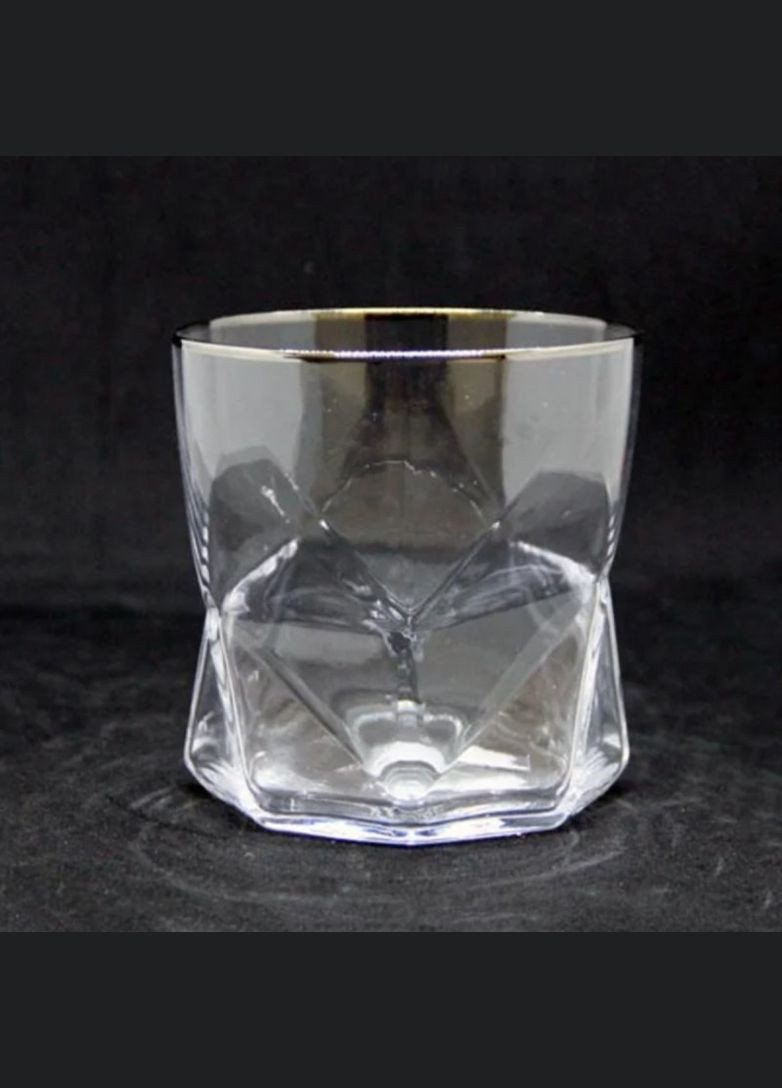 Склянка низький 400 мл Прозора Геометрія OLGS1008 Olens (273225069)