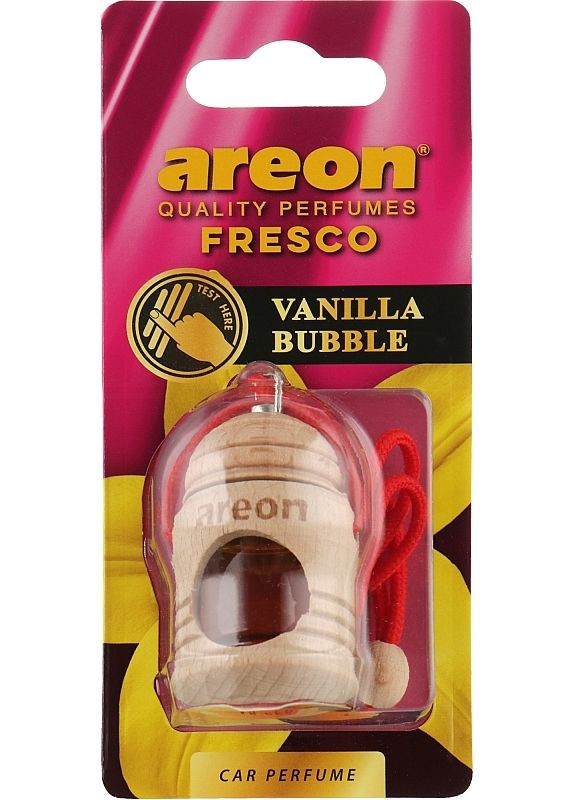 Ароматизатор для авто "Ваніль-жуйка" Fresco Vanilla Bubble 4ml (2-910018) Areon (369797279)