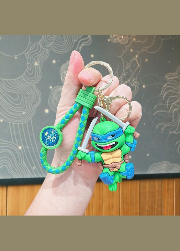 Черепашки ніндзя брелок Леонардо брелоки на рюкзак, ключі Ninja Turtles Leonardo 7,5 см Shantou (306743508)