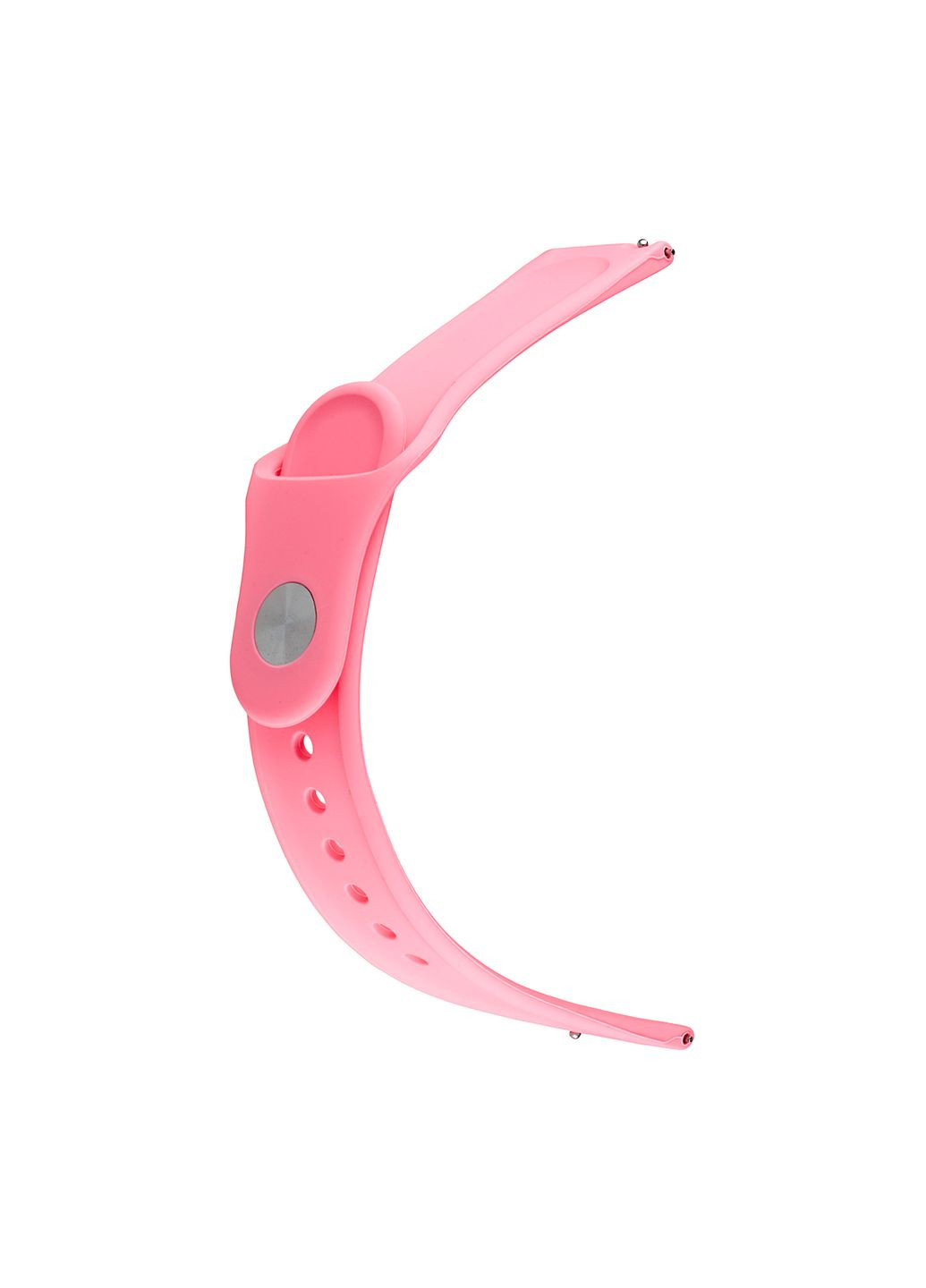 Ремінець Silicone 20 мм Watch Active/Galaxy S4 42 мм/Gear S2/Xiaomi Amazfit Bright Pink Smart Watch (297456846)