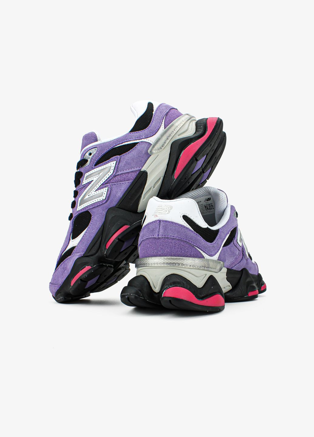 Фиолетовые демисезонные кроссовки мужские и женские new balance 9060 violet noir | нью баланс 9060 фиолетовые No Brand
