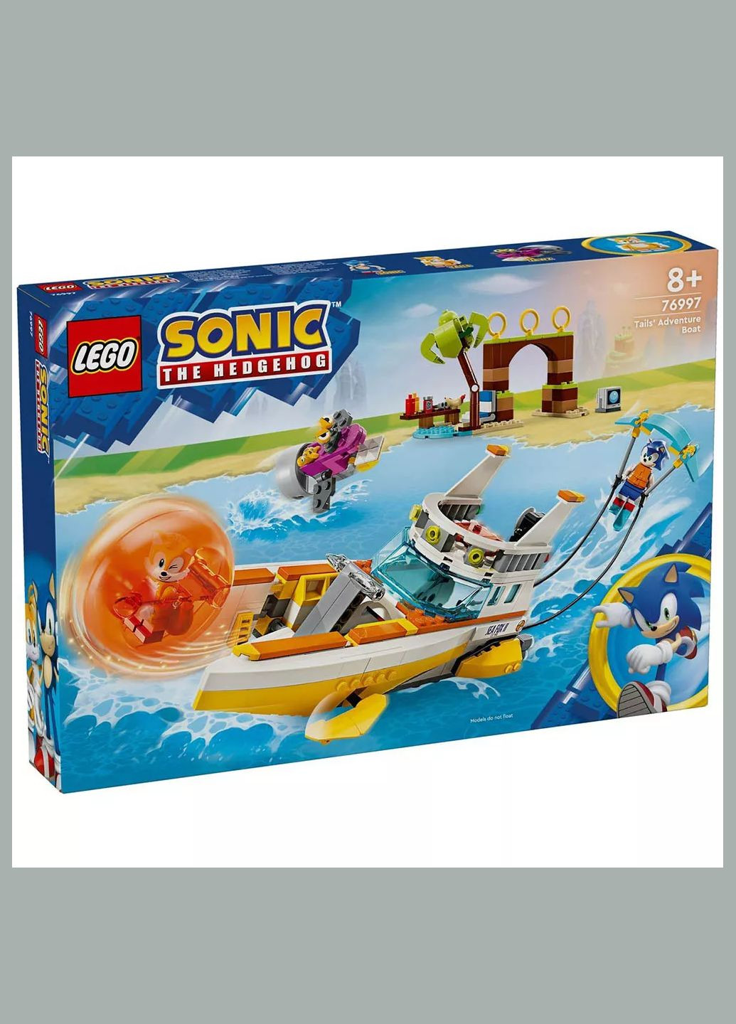 Конструктор Sonic The Hedgehog Човен пригод Тейлза (76997) Lego (333252415)