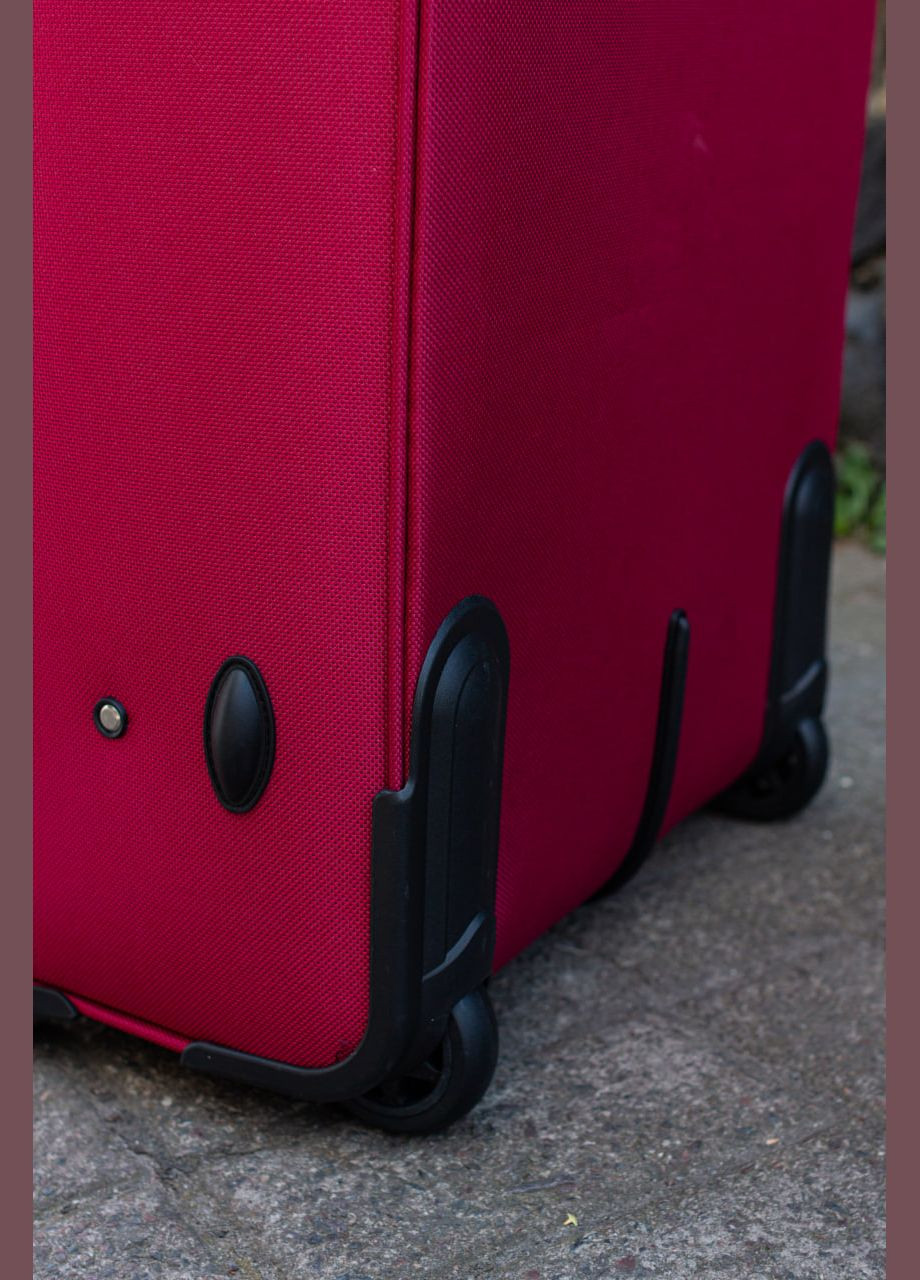 Чемодан тканевый 1701 размер S маленький на 2 колесах, цвет черный Wings 1701/2 (338182673)