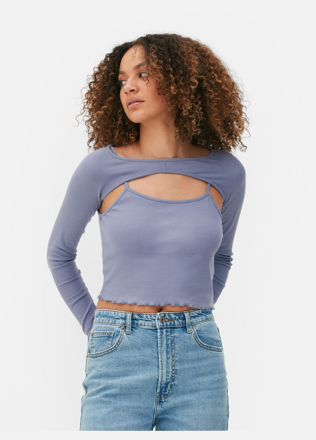 Топ демисезон,светло-синий, Primark (336020789)