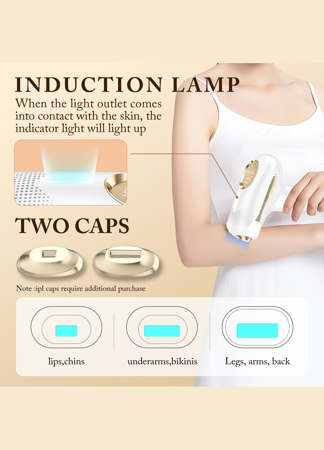 Фотоепілятор IPL з ефектом охолодження льодом No Brand BHRL-08 (331619444)