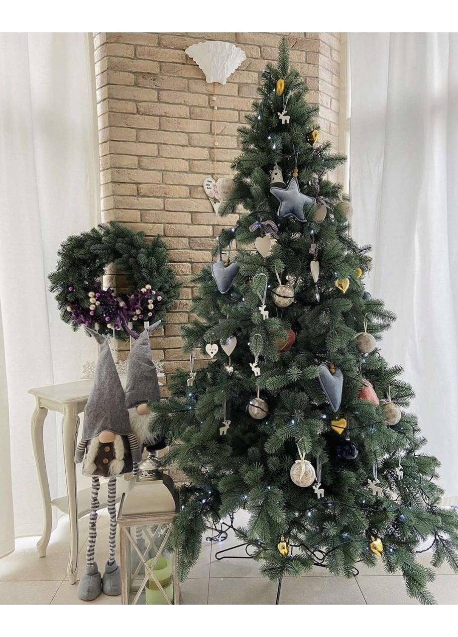 Новогодняя искусственная литая ёлка SGH Premium 180 см голубая HVOYA (366963746)