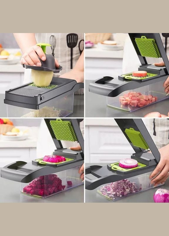 Овощерезка Nicer Dicer 22 предмета чорний (43830-_360) XPRO (290194477)