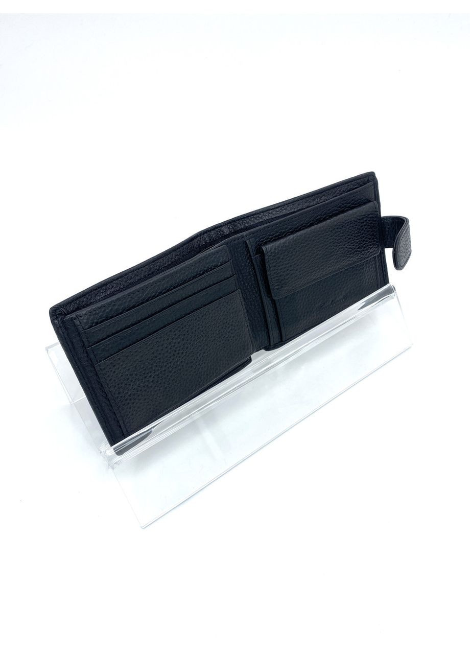 Чоловіче портмоне з натуральної шкіри Fuerdanni 083 чорне 12 х 9.5 х 3 No Brand (369157478)