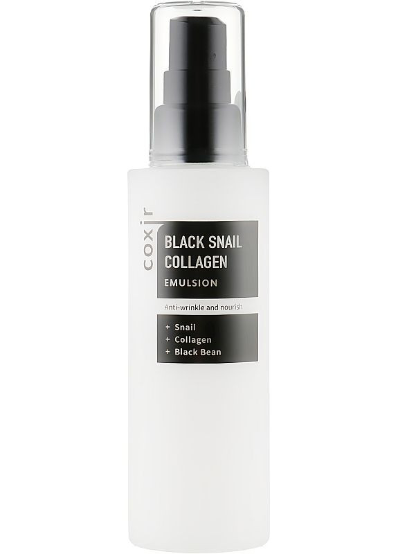 COXIR Антивікова емульсія для обличчя Black Snail Collagen Emulsion 100ml (2-896101) — Крем, Південна Корея (369796210)
