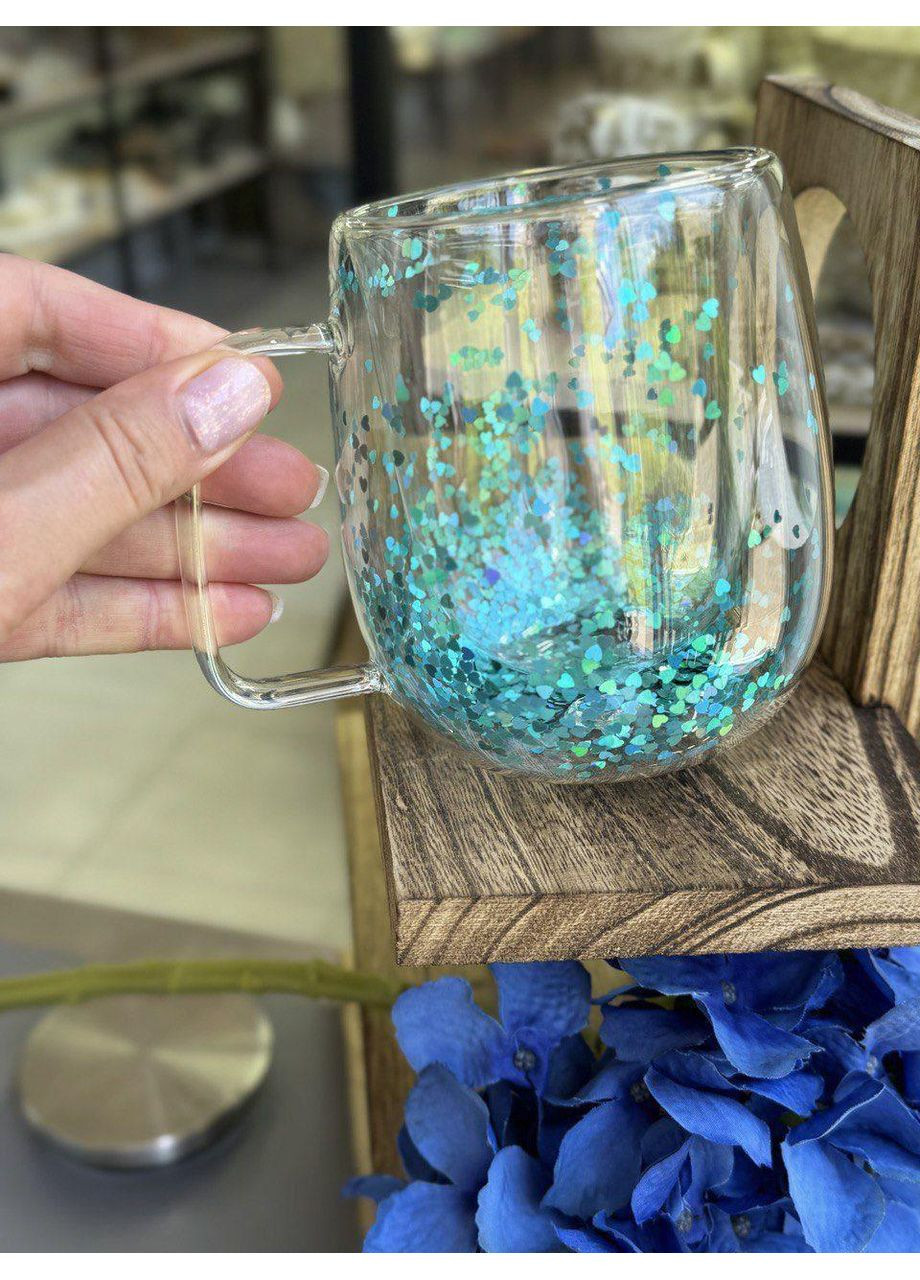 Кружка с двойным стеклом 330мл "Волшебная композиция" разные цвета OSM (365549045)