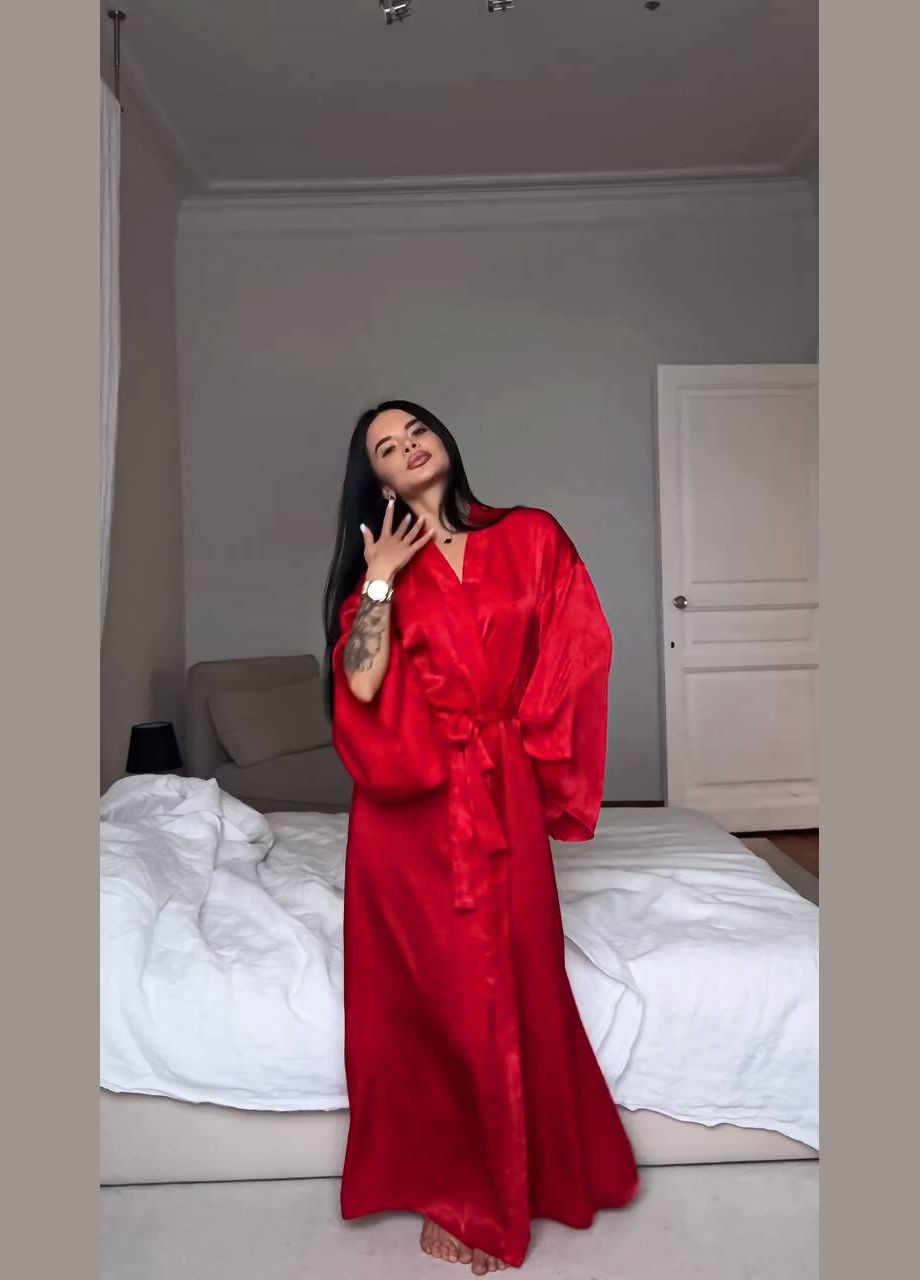 Жіночий шовковий халат довжина максі Avanti (317254704)