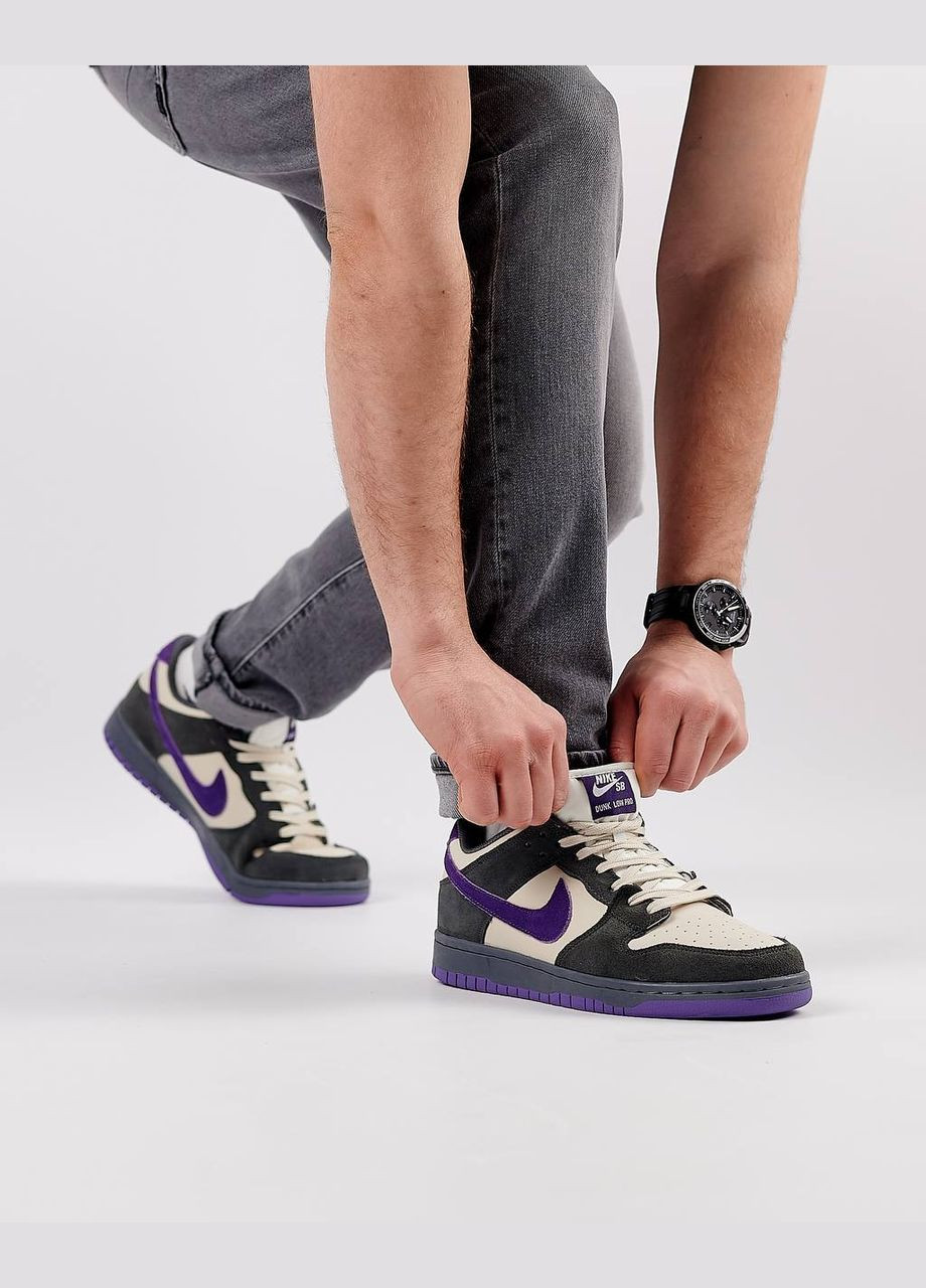 Цветные демисезонные кроссовки мужские, вьетнам Nike SB Dunk Low x Otomo Katsuhiro Grey Purple