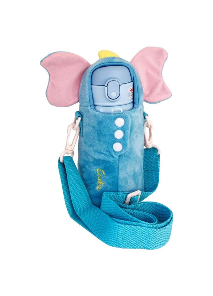 Термос-поильник с силиконовой трубочкой Слонёнок MGZ-0315(Elephant) 560 мл No Brand (330137475)