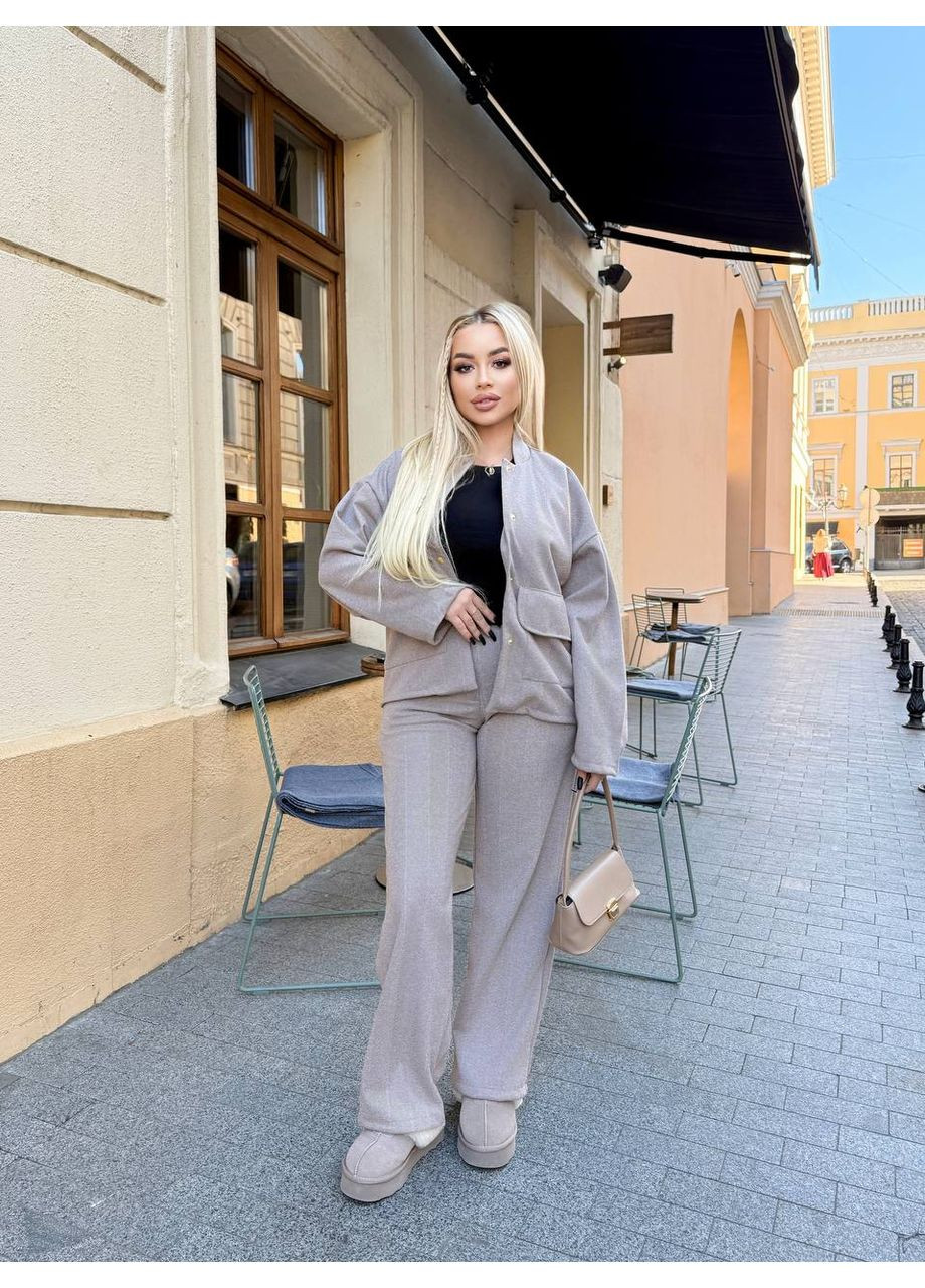 Жіночий костюм з кашеміру стрейч (розмірна сітка в описі) DK/DL Мода без кордонів (362622560)