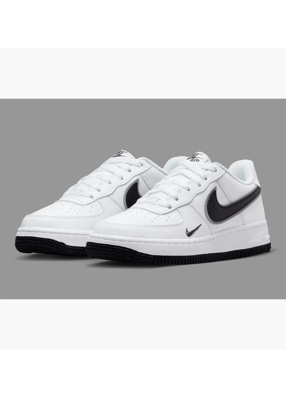 Білі Осінні дитячі кросівки air force 1 gs білий Nike