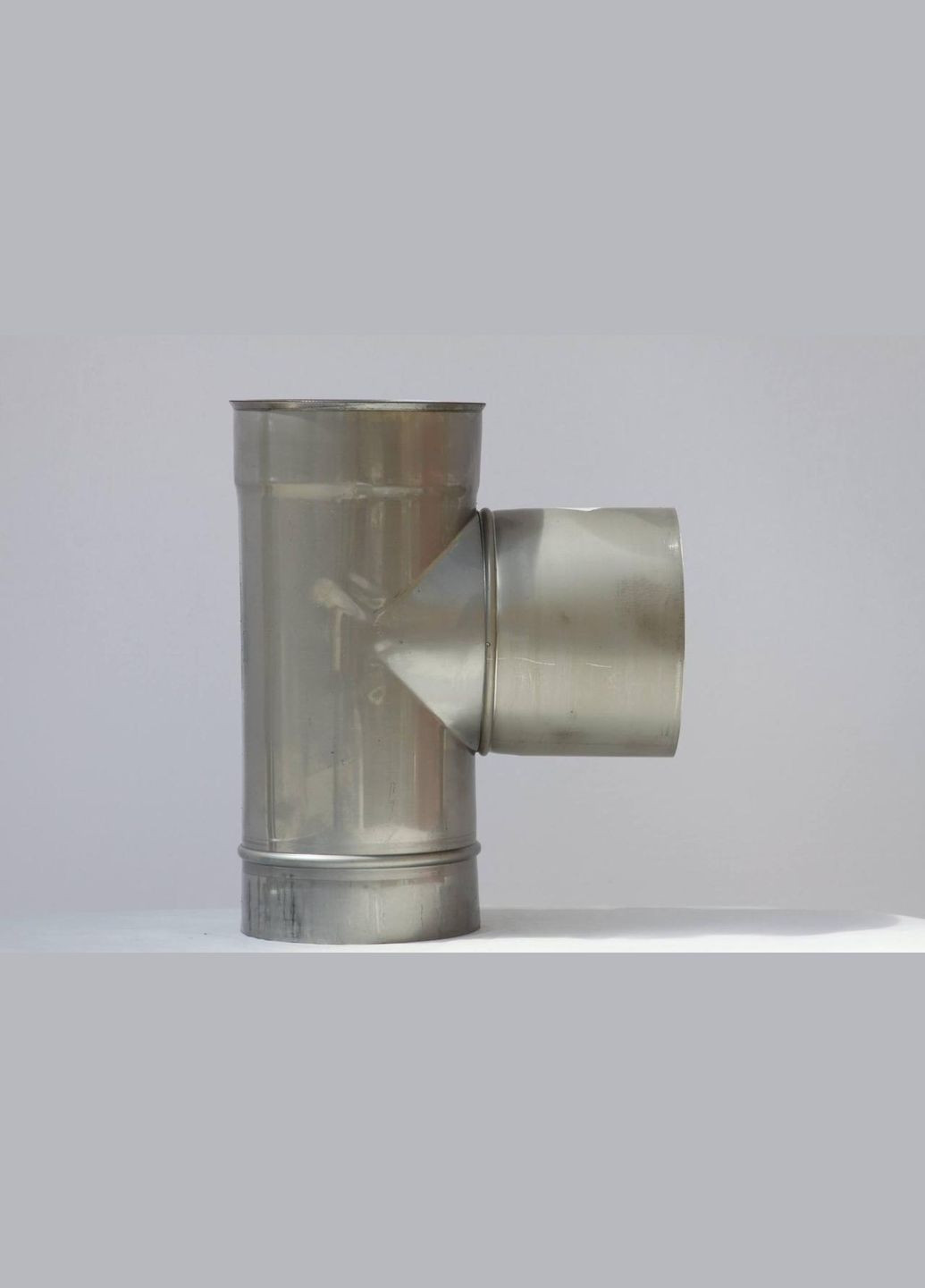 Тройник для дымохода ф100 87гр 0,5мм из нержавеющей стали AISI 304 Комінвент (317295614)