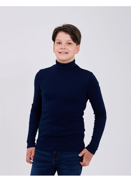 Гольф с отворотом Темно-синий Smil (358488528)