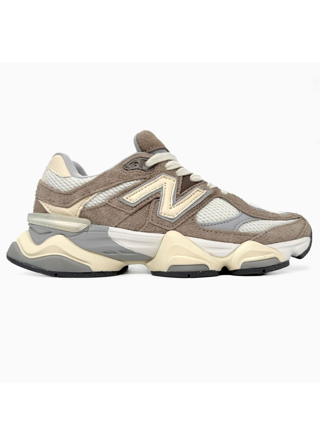 КРОСІВКИ ЖІНОЧІ NEW BALANCE 9060 BROWN / BEIGE НЬЮ БЕЛАНС 9060 No Brand бежеві демісезони (368869968)