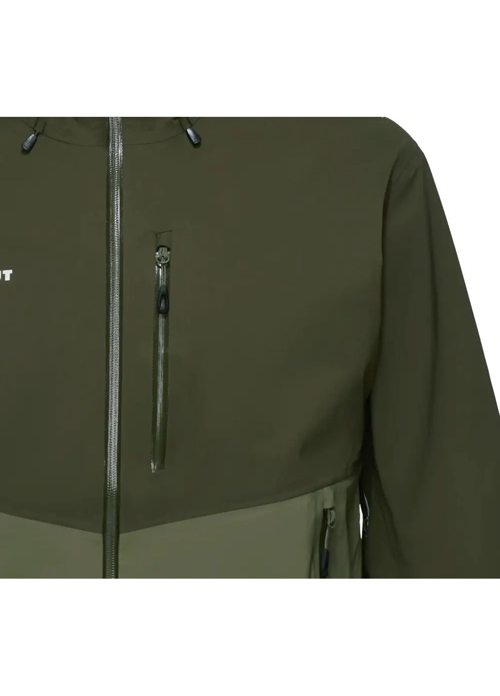 Комбинированная демисезонная куртка alto guide hs hooded jacket m marsh-dark marsh Mammut