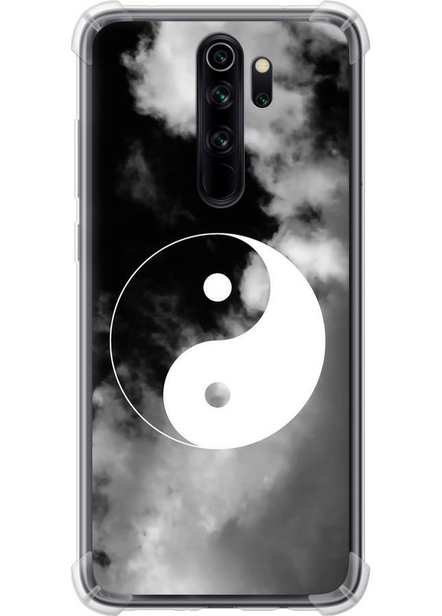 Силіконовий протиударний с посиленими кутами чохол 'Інь і янь' для Endorphone Xiaomi Redmi Note 8 Pro (365818129)