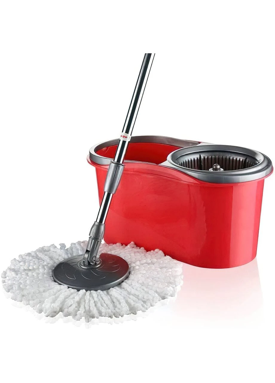 Набір для прибирання (швабра та відро 16 л з віджимом) Plastik Magic Mop red (ZP84190) Zambak (334008963)