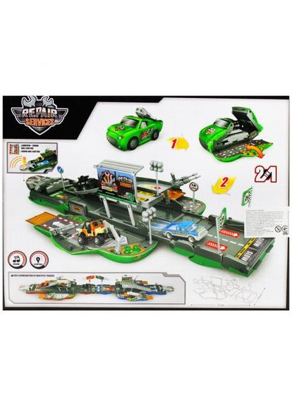 Игровой набор Парковка WinTek с машинкой и световыми звуковыми эффектами для детей. ProDobro (367090704)