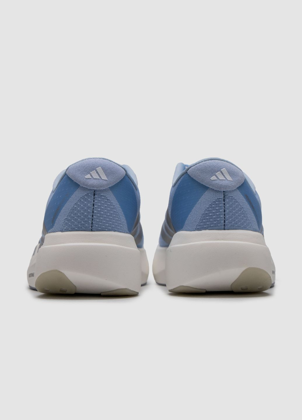 Кроссовки женские Adidas Blue/Silver Metallic No Brand Adizero Evo SL Glow голубые демисезоны (338186621)