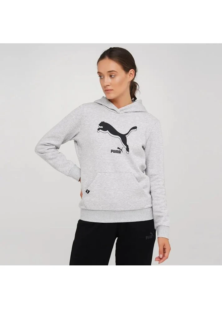 Худі Power Logo Fleece Hoodie Grey 589541-04 Puma (398082089)
