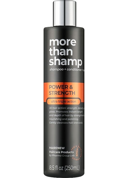 Шампунь для волос "3D-эффект: прочность, блеск, объем" Power & Strength Shampoo 250ml (1190977-31157511) HAIRENEW (368639973)