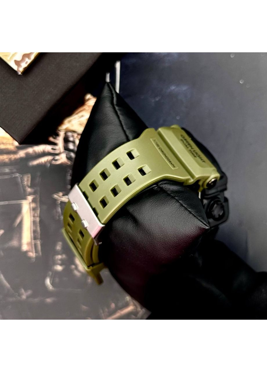 Годинник наручний кварцовий спортивний для чоловіків з будильником і секундоміром чорний ProDobro (367266475)