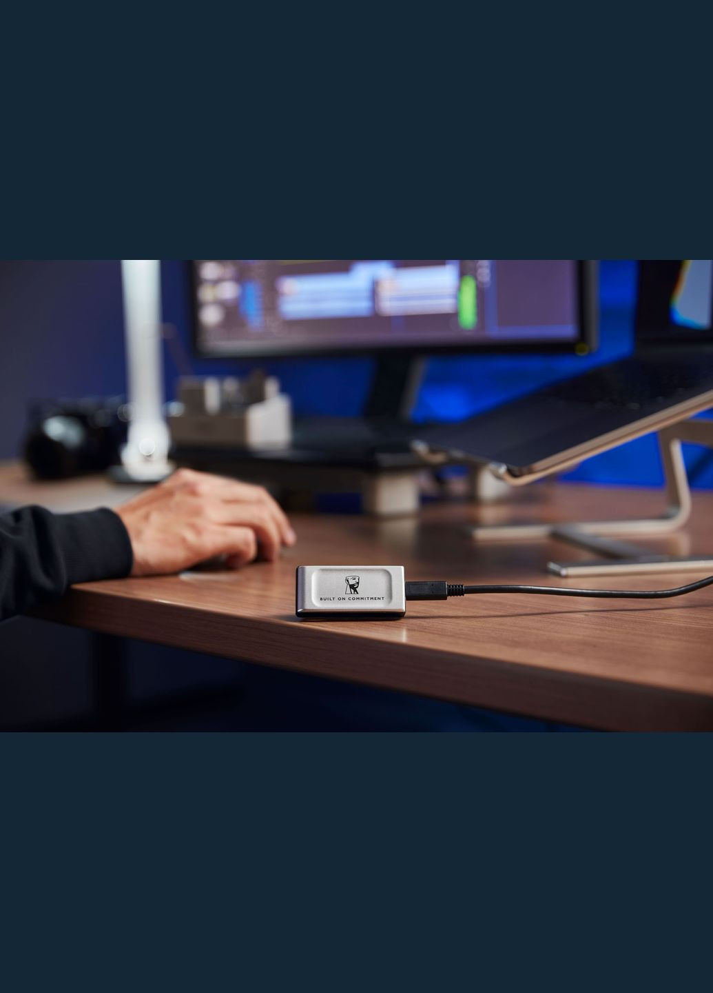 Накопичувач зовнішній SSD Portable USB 500GB XS2000 BoC Silver (SXS2000/500GA) Kingston (341486078)