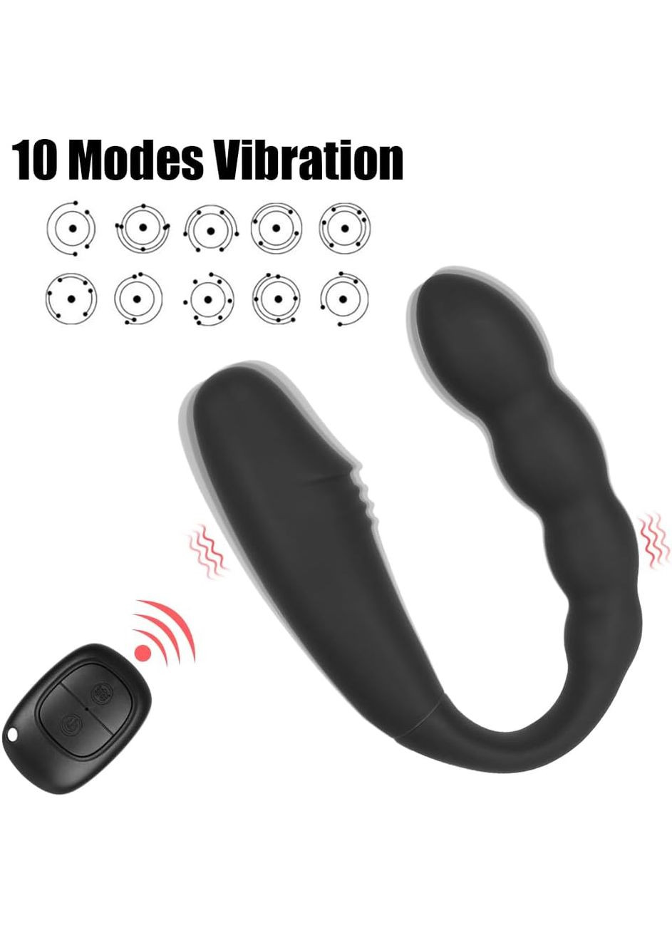 Анально-вагинальный вибратор Magic Remote с ДУ K0810-1 Helios (366665146)