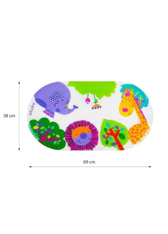 Протиковзкий килимок для ванної, 69х39 см () Akuku A0655 (366471515)