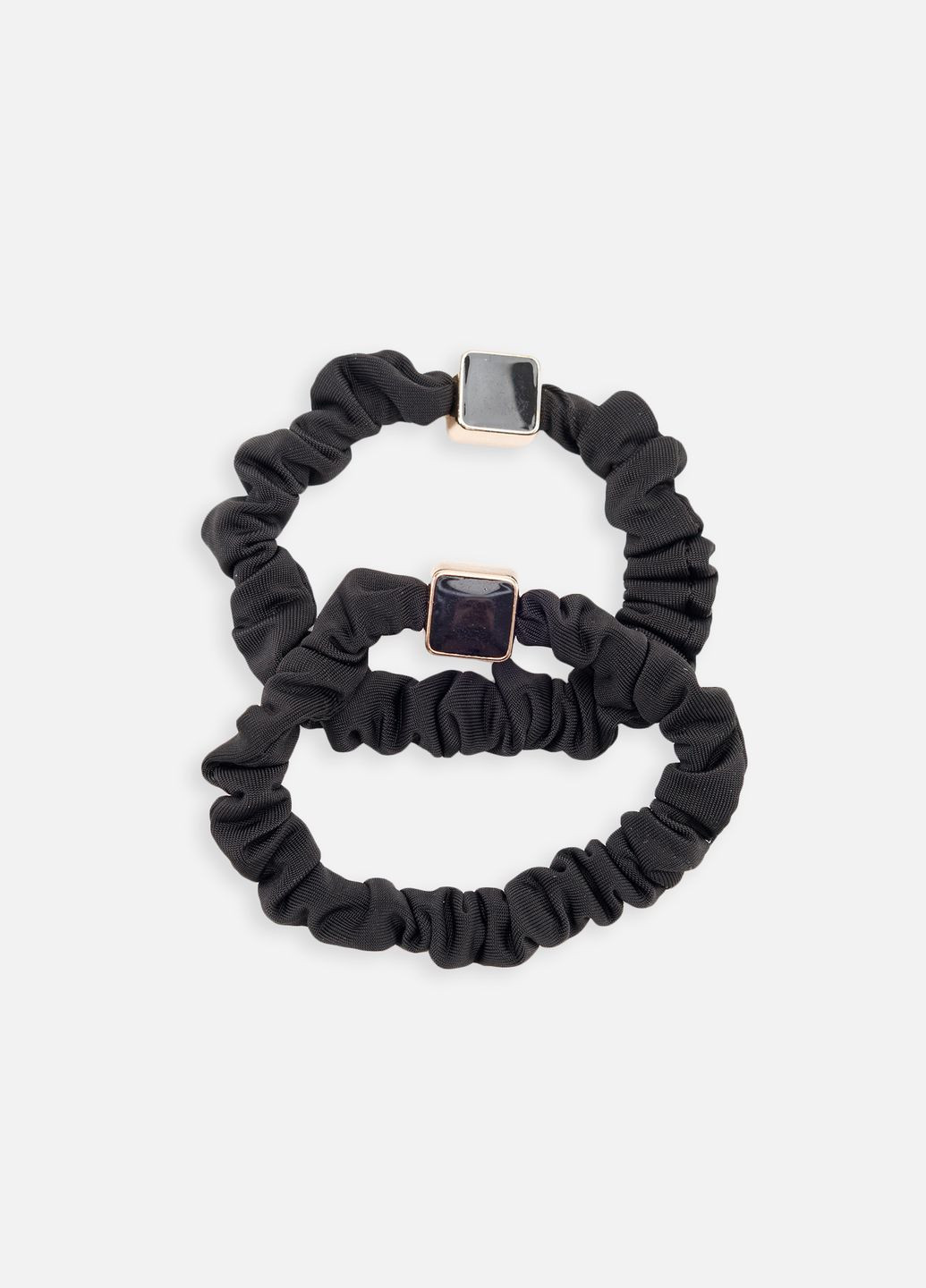 Набор резинок для волос, женские цвет черный CB-00267165 Yuki (323142822)