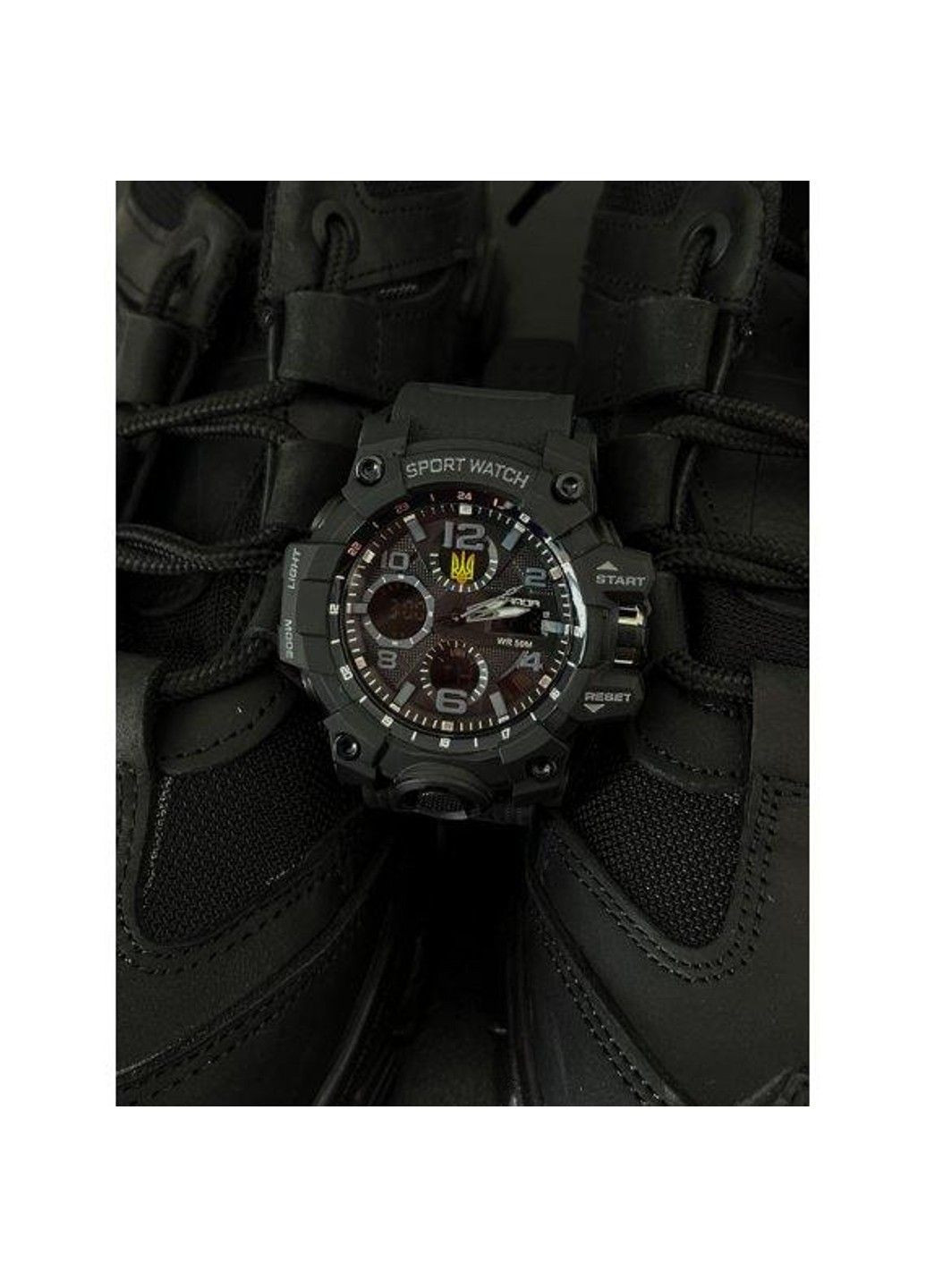 Часы мужские наручные Peremoga (Черные) Sanda (314483450)