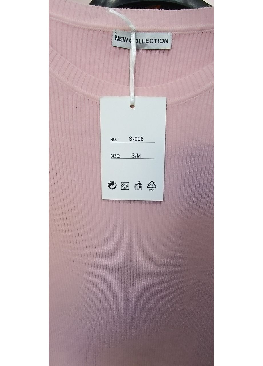 Сукня в рубчик пудра S-М No Brand (367581163)