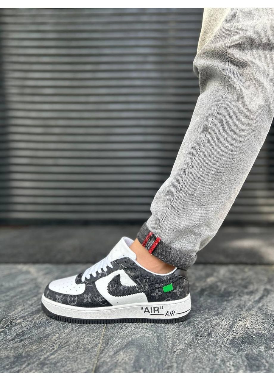 КРОССОВКИ ЖЕНСКИЕ NIKE AIR FORCE 1 LOW X LOUIS VUITTON НАЙК АИР ФОРС 1 ПРЕМИУМ No Brand белые демисезоны (367173440)