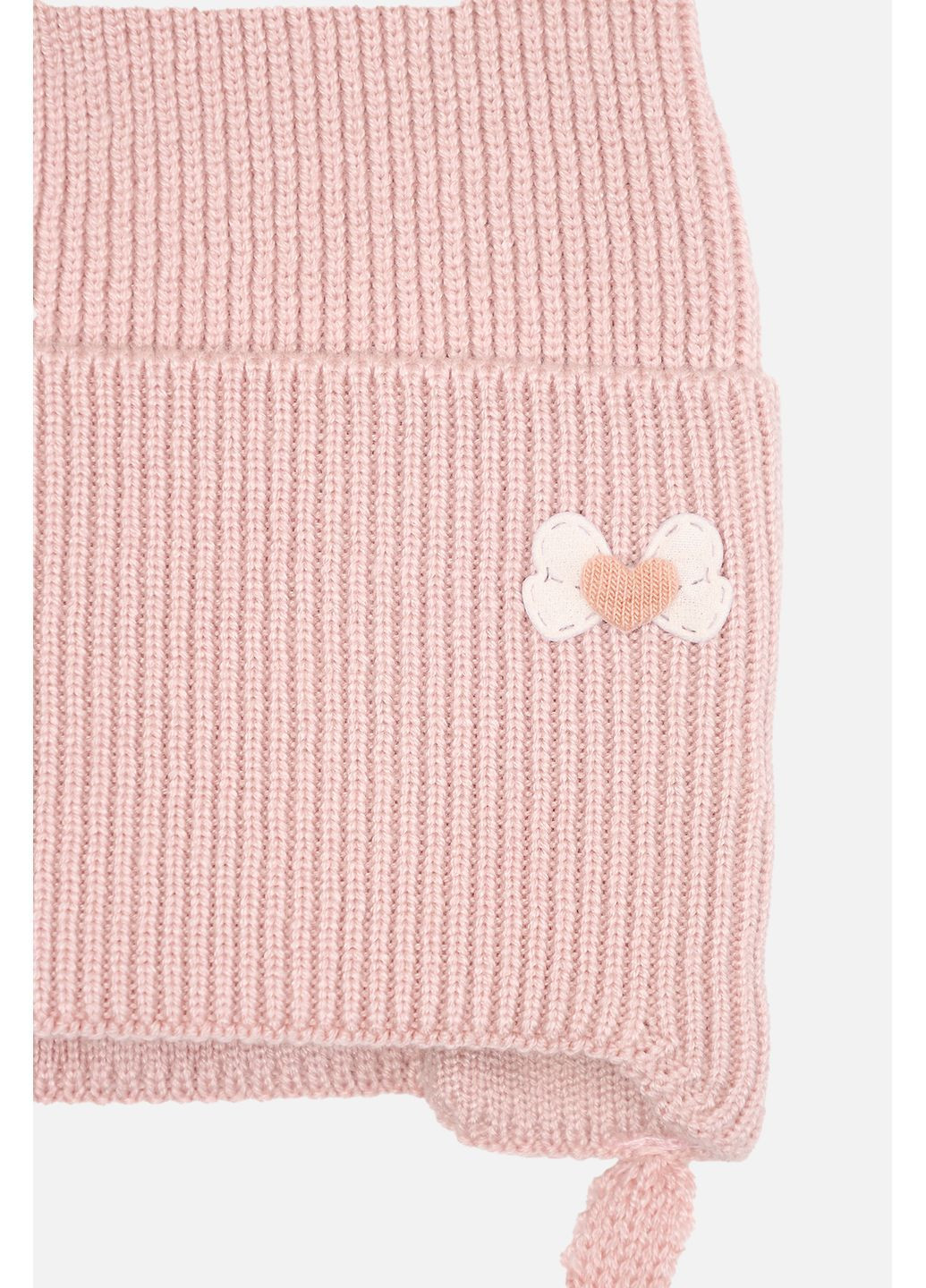 Шапка для дівчинки колір пудровий CB-00286609 Kraft (365588861)