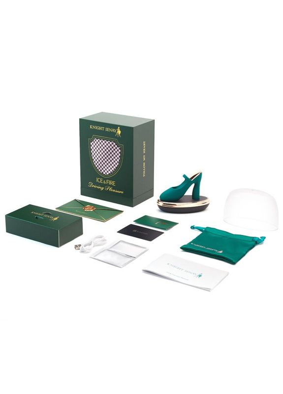 Вишуканий вібратор на палець ICE & FIRE, лубрикант у комплекті Knight Jenay (335387756)